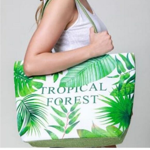 Tropical forest Tote/Beach Bag - Picture 1 of 10